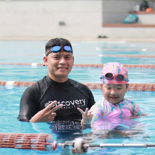 Checkin cùng Học Viên tại Hồ bơi SaLa