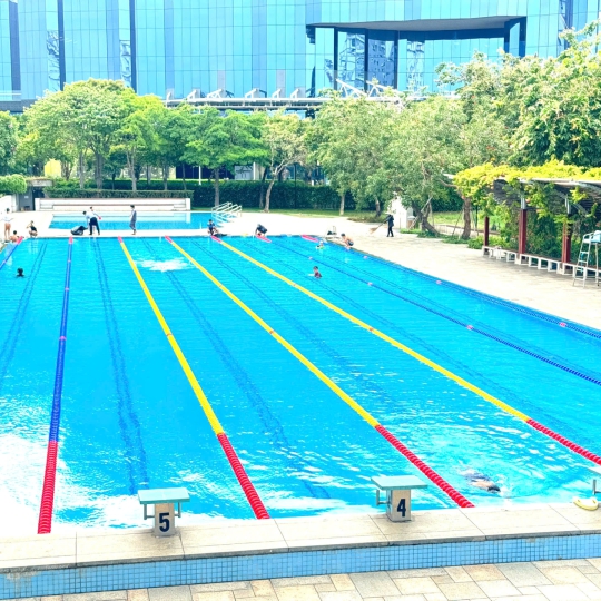 Khục vực hồ bơi thi đấu tại Hồ bơi SaLa